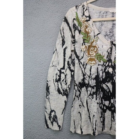 Gilded Intent Long Sleeve Embroidered-Snap Down-Medium-Boho - Picture 3 of 11